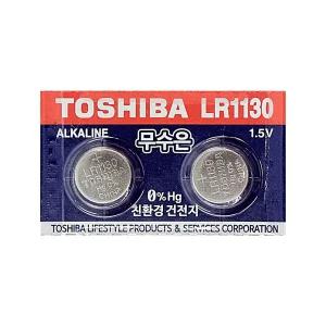 무수은전지 건전지 베터리 도시바 1.5V R1130 10알 알카라인전지