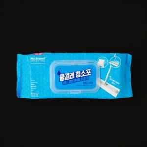 노브랜드 물걸레청소포 중형 25매 3개 세제 청소용품