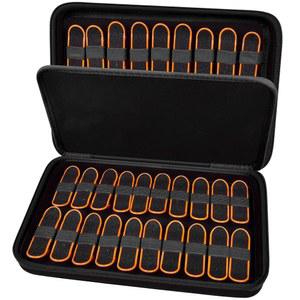 ALKO 케이스 TECH DECK 울트라 DLX 핑거보드 4팩과 호환되며, 홈탈/티크 튜닝/골든플레이어/타임4DEAL/그르8웨어 수집용 미니 스케이트보드(L)(블랙)용 38PCS도 보유하고 있습니다