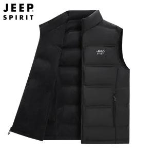 JEEP SPIRIT 패딩 조끼 가을 겨울 빅사이즈 남자 조끼 방한용품