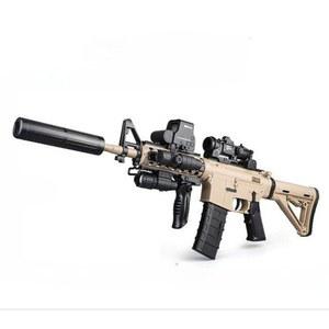 에어소프트 hk416 전동건 데져트 블로우백 성인용 탄피배출 수정탄 카키