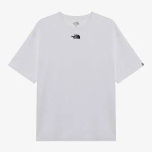 [노스페이스] [노스페이스 공식] NT7UR03K 화이트라벨 센터 로고 반팔 라운드티_WHITE