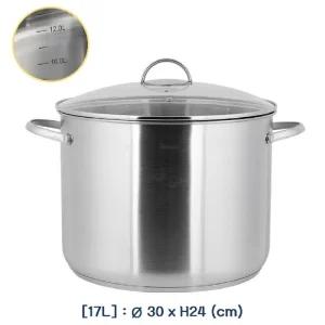 힘멜 곰솥 냄비 30cm 3중 바닥 인덕션 겸용/양수 전골 멀티 스텐 인덕션용 스텐레스 손잡이 IH