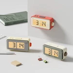 무아스 레트로 오토플립 알람 탁상 벽시계