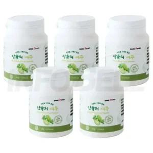 상아제약 당신의 여주 식물 인슐린 제주산 여주 과육 껍질 농축 추출 분말 가루 여주분말 여주가루 5통