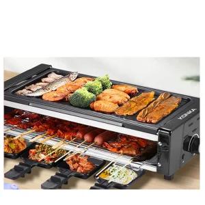연기안나는 전기 그릴 가정 실내 삼겹살 꼬지 멀티 전기그릴
