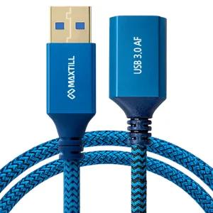 맥스틸 MC-FM USB3.0 연장 케이블 2M 암-수 몰딩 선 데이터 연결 어댑터 카메라 프린터