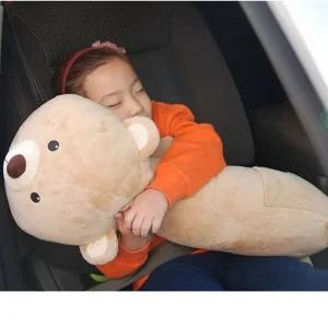 자동차 안전 벨트 커버 가드 쿠션 덮개 곰돌이 인형차량용품 인형 인테리어 물건수납 디자인 어린이