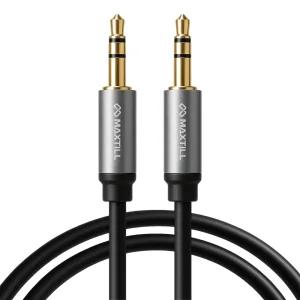 맥스틸 MC-AS AUX 3.5mm 스테레오 케이블 10M 선 오디오 스피커 일자 옥스 억스 연결 잭