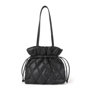 [BNX]퀼팅 스트링 복조리 미니 버킷백 (BX3AH002L0)