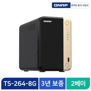QNAP TS-264-8G 2Bay NAS [큐냅 나스 스토리지 하드미포함]
