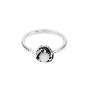 [판도라] 192993C06 마더 오브 펄 이터니티 서클반지 (6월 탄생석)