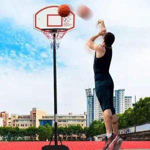 높낮이 조절 실내 실외 이동식 스탠드 농구대 집에서할수있는놀이