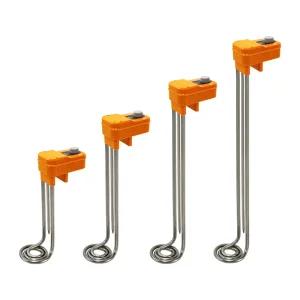 Fujika 빠른온수가열 돼지꼬리히터 일자형 국자형/온수히터 급탕기 물히터 야외온수기 물히터봉