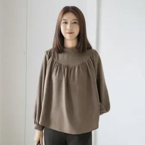 엄마옷 마담4060 이중차이나블라우스 클래씨마담 중년여성 데일리 -ZBL2509104-