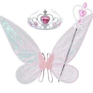 요정 천사 날개 소품 공연 의상 팅커벨날개 4colors 엘프왕관 요술봉 세트