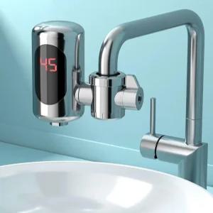 순간전기온수기 주방온수기 수도꼭지용 화장실 이중 가정용 순간 디스플레이