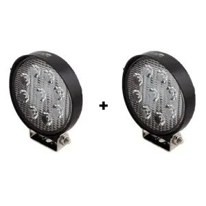 써치안개등 해루질 트럭 27W 4D커버 원형 집중형 1+1 써치안개등 써치라이트 중장비안개등