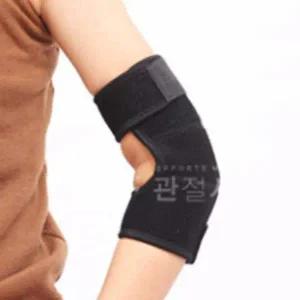 주니어팔꿈치보호대 블랙 패드 초등학생용