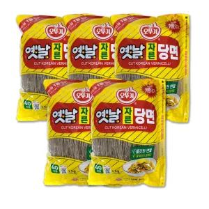 오뚜기 옛날 자른당면 1kg X 5개 옛날당면 잡채 당면요리 사리