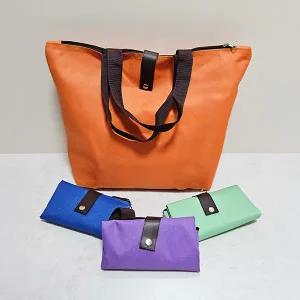 시장바구니 무지 사은품 휴대용 기획상품 에코백 쇼핑추천 장바구니 포켓 4종