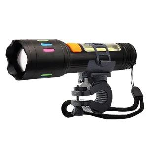 COB LED 자전거 줌 안전등 전조등 랜턴 자전거라이트