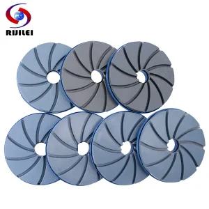 호환  다이아몬드 엣지 폴리싱 패드 자동 그라인딩 휠 화강암 대리석 돌 콘크리트 연마 디스크 5 인치 달팽