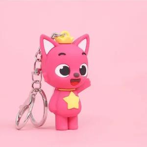 유치원 조카 가꾸 노래재생키링 동요나오는 핑크퐁 키링 키즈 가방걸이 지갑고리 아들 딸