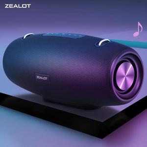 ZEALOT-S67 60W 휴대용 블루투스 스피커 야외 파티 큰 시끄러운 우수한 저음 성능 3D