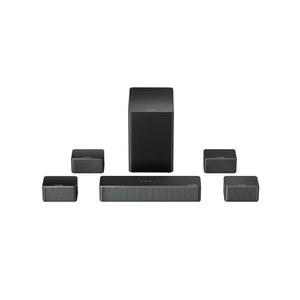 ULTIMEA 7.1ch 무선 서브우퍼 사운드바, TV용 가상 서라운드 사운드 시스템, 앱 제어, 410W 피크 전력, 유선 스피커 4개, 홈 시어터 시스템 포세이돈 D70