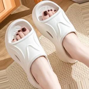 6CM통굽경량슬리퍼 키높이 쪼리 여성신발 여름