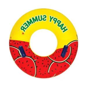 [하프클럽/]100cm 워터멜론 손잡이튜브 수영 매트 어린이 바다