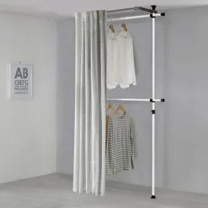 왕자 심플2단커튼행거_선택형B타입