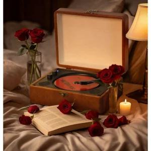 CD플레이어 턴테이블 시디플레이어 블루투스 빈티지 레트로