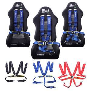 4점식 레이싱벨트 개조 자동차 시트 FIA 커버 서킷 안전띠 4점 차량 4점식