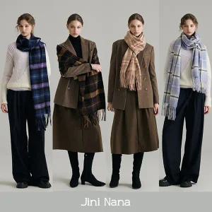 [하프클럽/지니나나]25FW 울100 머플러