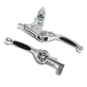 드림 모션 모터사이클 7/8인치 22mm 클러치 브레이크 레버 세트 혼다 호환 CRF110cc 150cc 아폴로 125cc ATV 오프로드 SSR 카요 모토 더트 핏 자전거 액세서리(블랙)용 CNC 알루미늄 미끄럼 방지 핸들바 부품