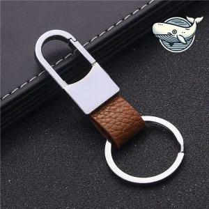 [콩심팥심]브라운 고광택 카라비너 키링 다용도 소지품