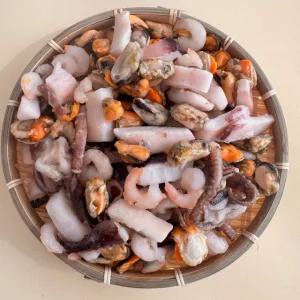 해물모듬 600g 300g 손질 냉동 믹스 오징어 새우 홍합 가리비 간편 해산물 수산물