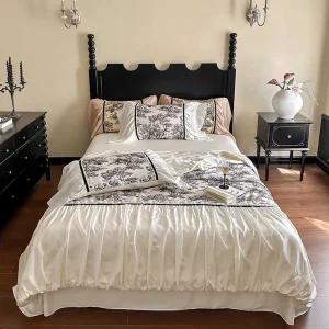 유럽풍 이불 실크 고급 럭셔리 호텔식 혼수 침구 신혼