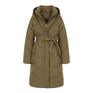 [롯데백화점]티뷰 레이어드 벨티드 후드 롱패딩_V5D-CPD007