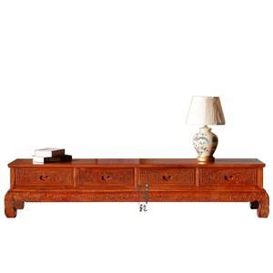 마호가니 가구 미얀마 화리목 대과 자단 TV장 원목 세트장