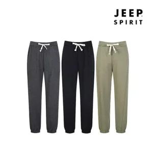JEEP SPIRIT 겨울 남성 기모 밴딩 조거 팬츠 3종택1