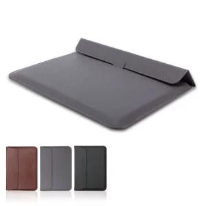 키밍 PU가죽 노트북 케이스 커버 거치대 13in 15in가죽 파우치 PU파우치 방수