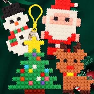 [아트드림] 디폼 블록 크리스마스 키링(4종 택1)