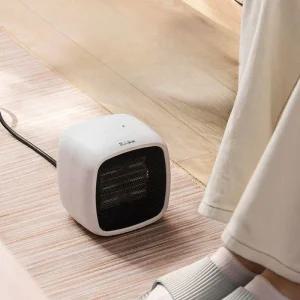 충전용 온풍기 탁상형 히터 발 데스크 사무용 핸드