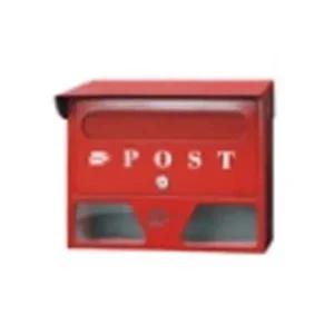 모자우편함 우편함 칼라 강판 레드 320 250 120mm 건의함 우편함 편지함 재질 편지 우편 건의