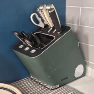 쿠진 나이프케어2 칼소독기 나이프케어 본품 + 에지리칼세트 6인용 (딥그린)