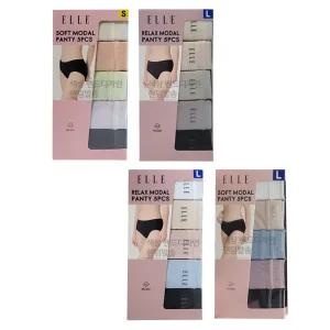 엘르 여성 소프트 모달 팬티 5매 언더웨어 노라인 코스트코 색상랜덤