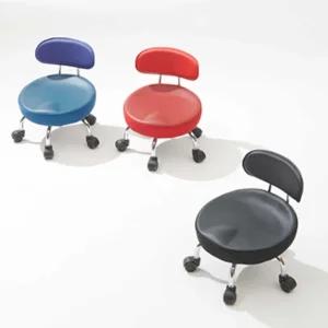 [모두모아]등받이 낮은 의자 바퀴 앉은 뱅이 청소 네일 스툴 청소의자네일의자 네일패디의자 낮은작업의자